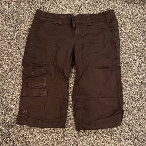 Calvin Klein Dark Brown Women's Cargo Shorts